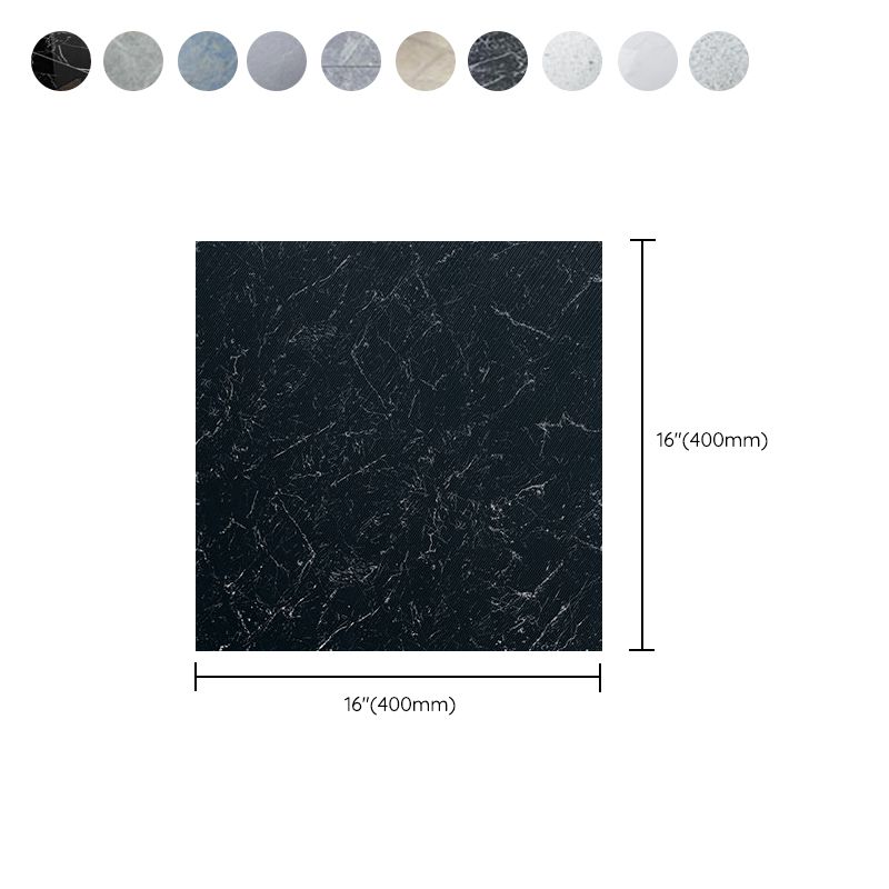Lisslune | Peel and Stick Vinyl Flooring Marble Look Vinyl Flooring with Square Edge