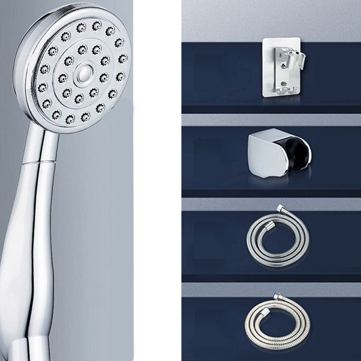 Lisslune | Contemporary Brass Round Hand Shower Water Filtration Shower Head