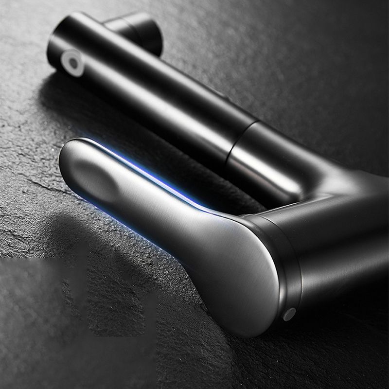 Lisslune | Contemporary Monochrome Sink Faucet Low Arc Centerset Sink Faucet for Bathroom