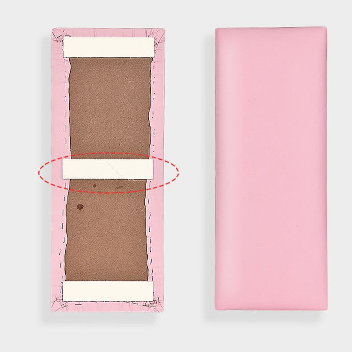 Lisslune | Padded Wall Panel Solid Color PU Leather Waterproof Wall Panel for Children's Room