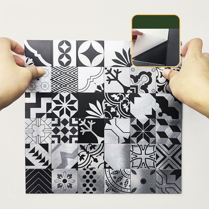 Lisslune | Modern Plastic Peel & Stick Waterproof Peel & Stick Subway Tile