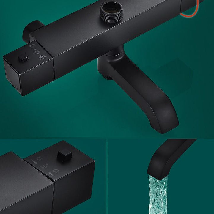 Lisslune | Adjustable spray sample shower combination metal shower fitting arm showerhead with slip bar