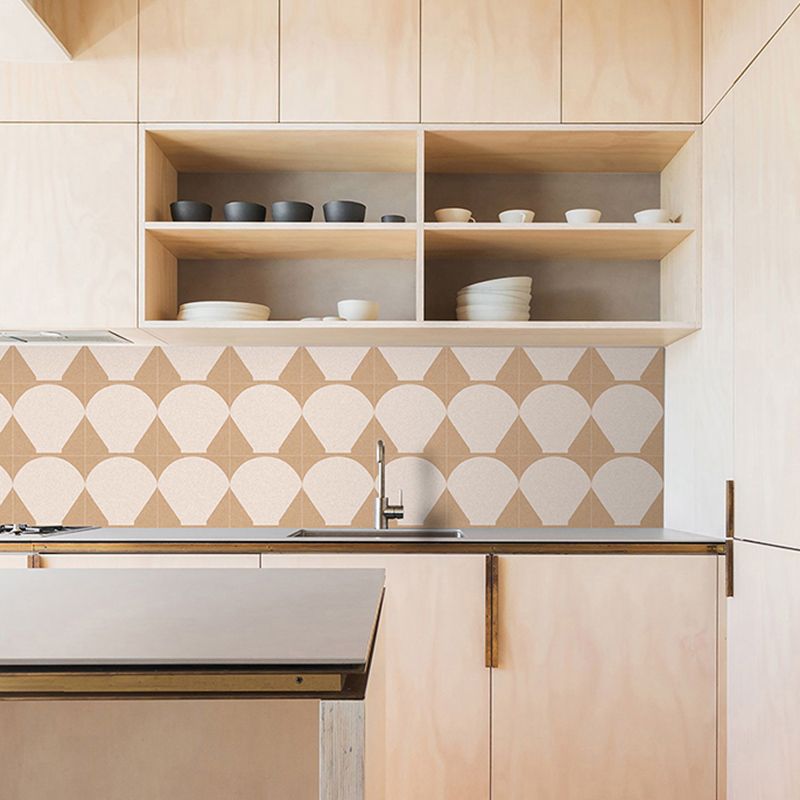 Lisslune | Square Interior Vinyl Tile Peel and Stick Waterproof Vinyl Tile