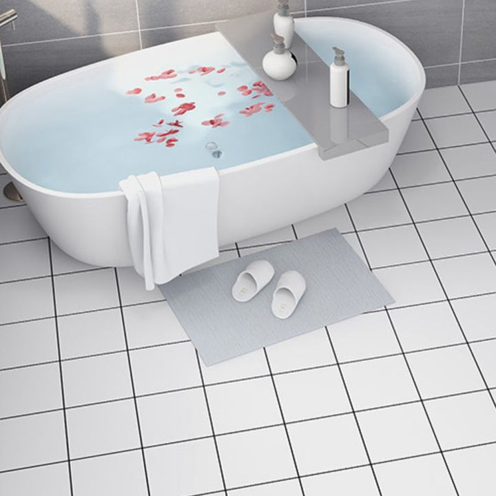 Lisslune | Bathroom 3.5 mm Vinyl Floor Square Peel and Stick PVC Flooring