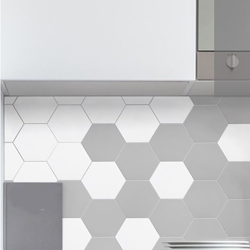 Lisslune | Hexagonal Peel and Stick Tiles Modern Peel and Stick Backsplash 20 Pack for the Bathroom
