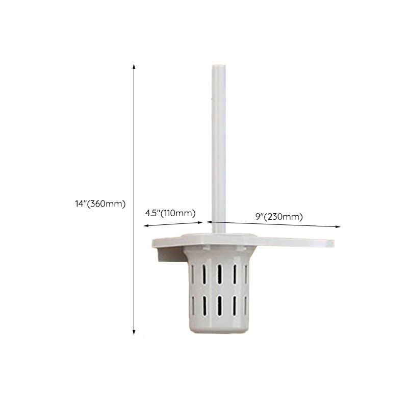 Lisslune | White Bathroom Accessories Set Contemporary Aluminum Bathroom Accessories Kit with Towel Rail