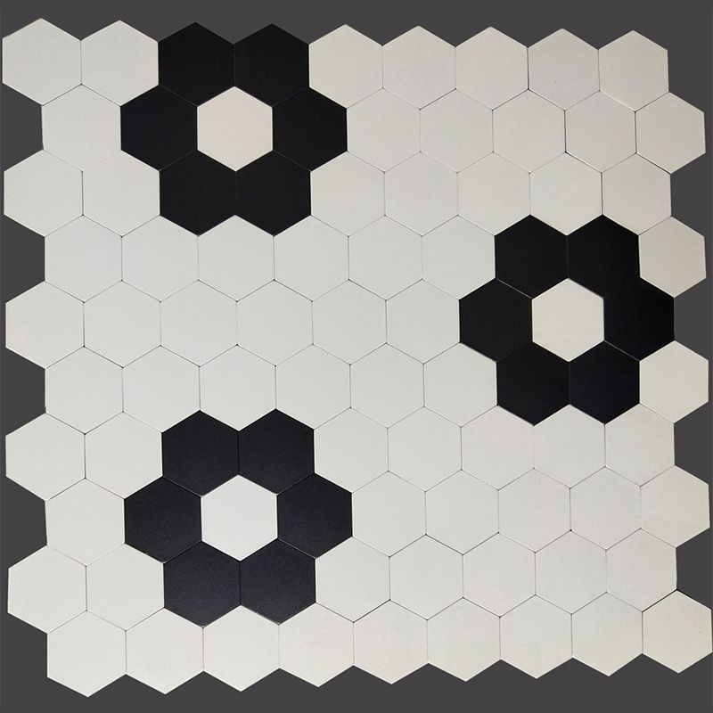 Lisslune | Hexagonal Mosaic Tiles Metal Peel and Stick Tiles for Kitchen and Bathroom, 11.8" x 11.8"