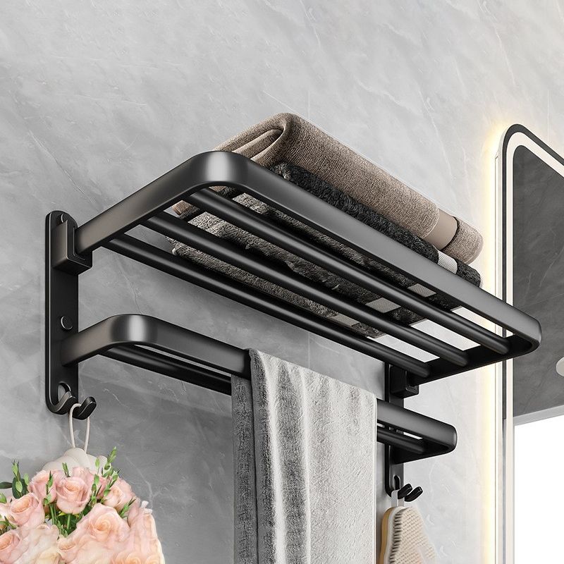 Lisslune | Modern black bathroom accessory set towel holder bathroom fittings