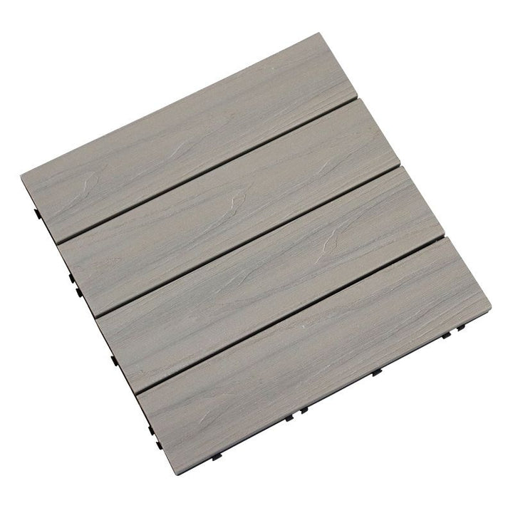 Lisslune | Square Click Parquet Tiles Composite Tiles Striped Pattern Tile Set