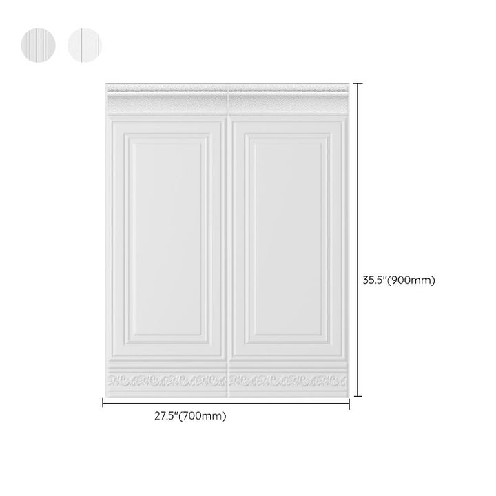 Lisslune | Plastic wall cladding panels for peeling and attaching with waterproof wainscoting