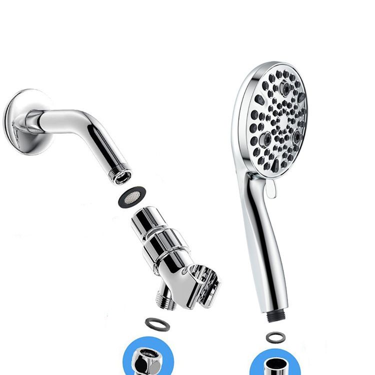 Lisslune | Round Handheld Showerhead Plastic Water Efficient Showerhead
