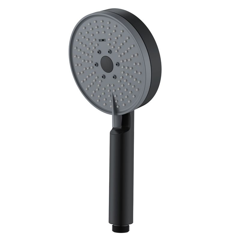 Lisslune | Matt Black Hand Shower Modern 3-Stream Round Wall Mounted Hand Shower