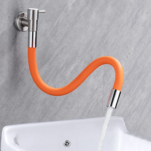 Lisslune | Contemporary wall-mounted bathroom faucet with lever handles made of stainless steel
