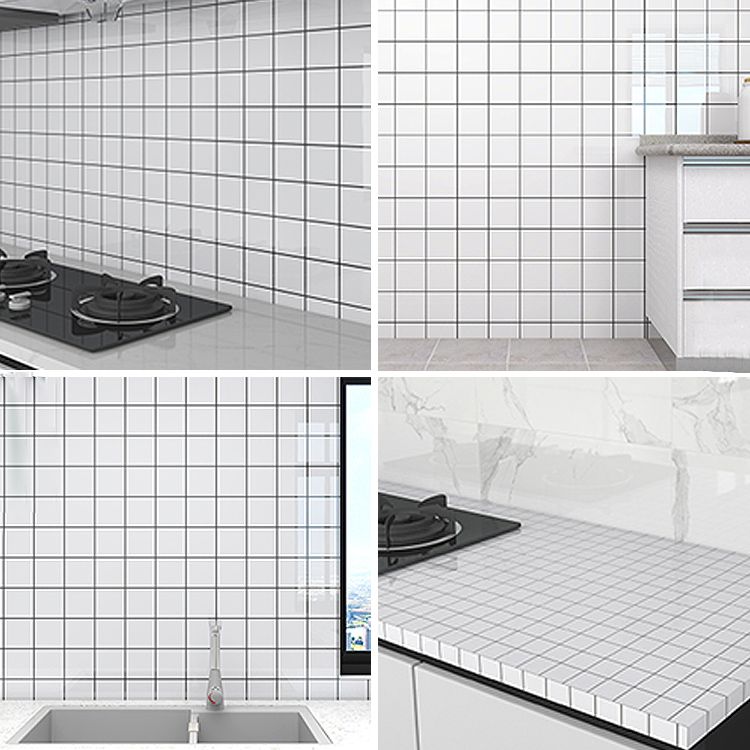 Lisslune | Rectangular Mold Resistant Tile PVC Singular Peel & Stick Tile for the Kitchen