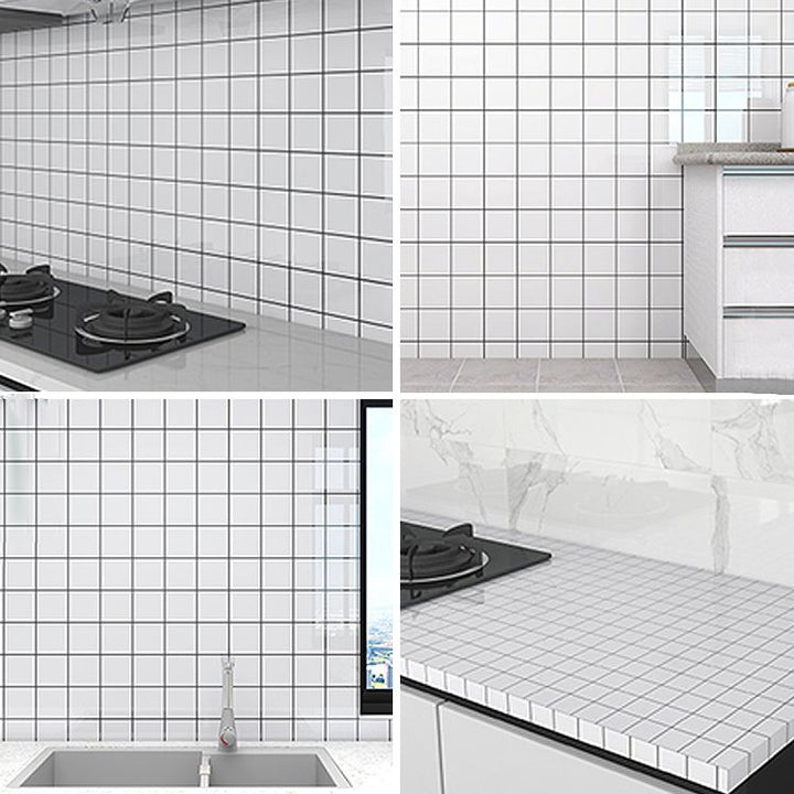 Lisslune | Rectangular Mold Resistant Tile PVC Singular Peel & Stick Tile for the Kitchen