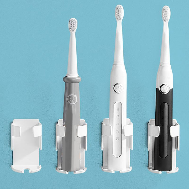 Lisslune | Modern Black/White 4-piece Bathroom Accessory Set, Toothbrush Holder