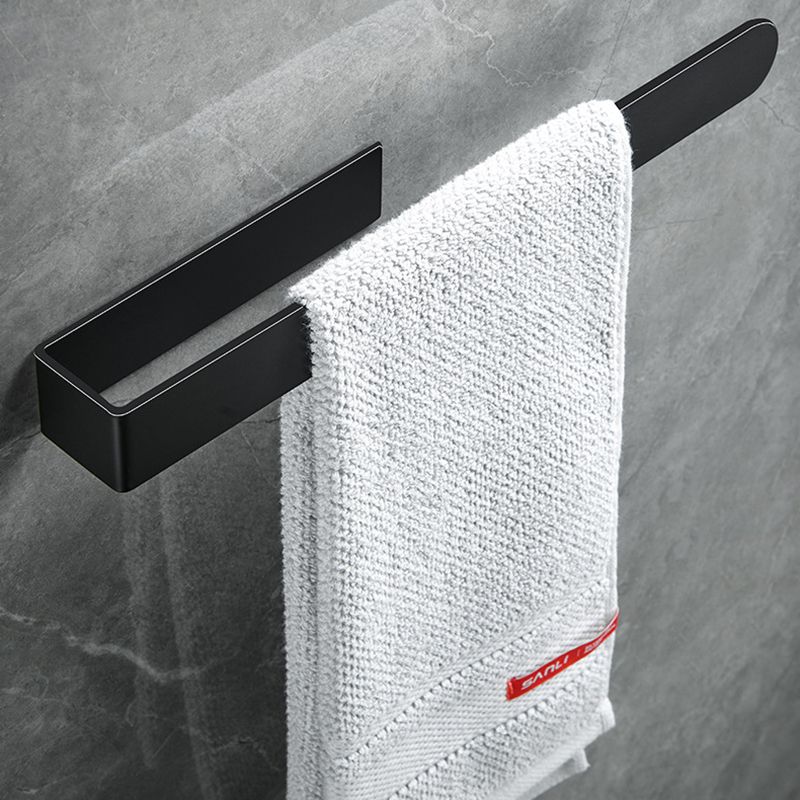 Lisslune | Modern Towel Ring Bathroom Hardware Set Stainless Steel/Black Bath Hardware Set