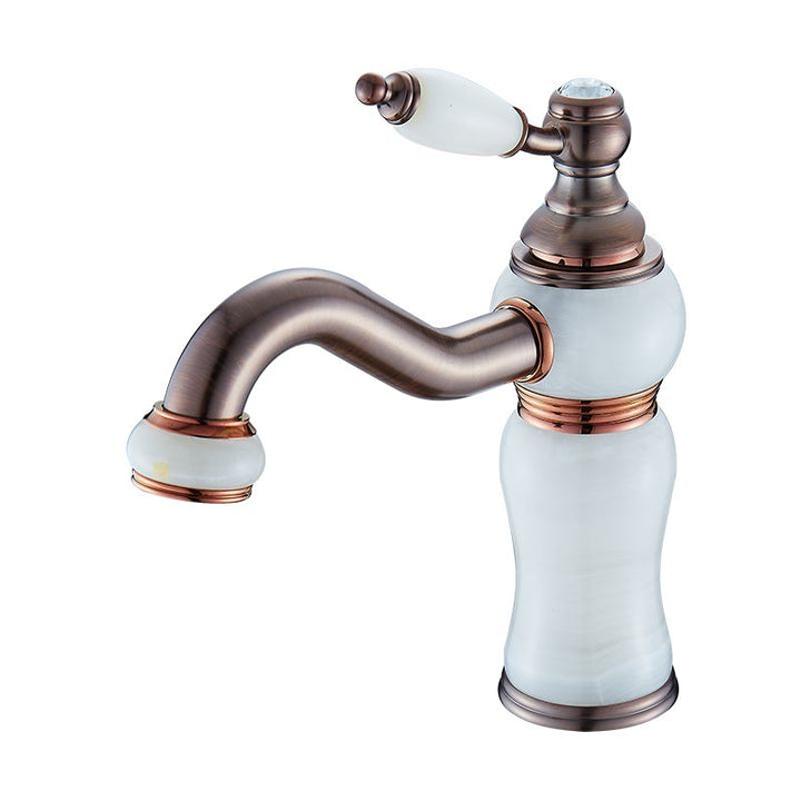 Lisslune | Luxury Ship Basin Faucet Lever Handle Round Ship Basin Bathroom Faucet