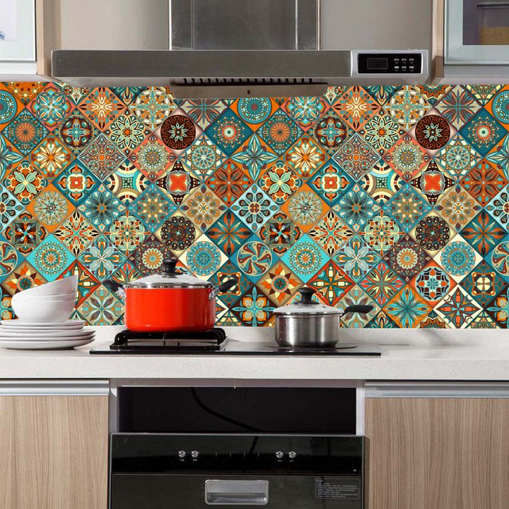 Lisslune | PVC Mold Resistant Floor Tile for Kitchen Backsplash Scratch Resistant
