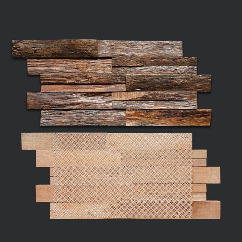 Lisslune | Solid Wood Wall Panel in Country House Style Commercial Living Space Wall Plate (1-Pack)