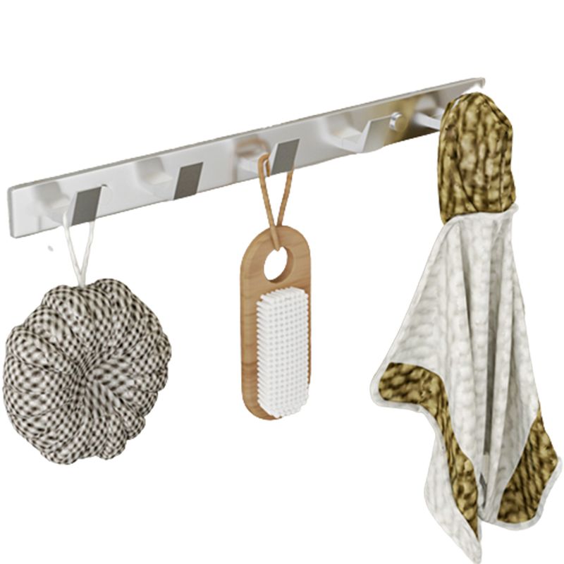 Lisslune | Modern Bath Accessory Set Silver Bathroom Shelf Towel Holder Bathroom Accessory Kit
