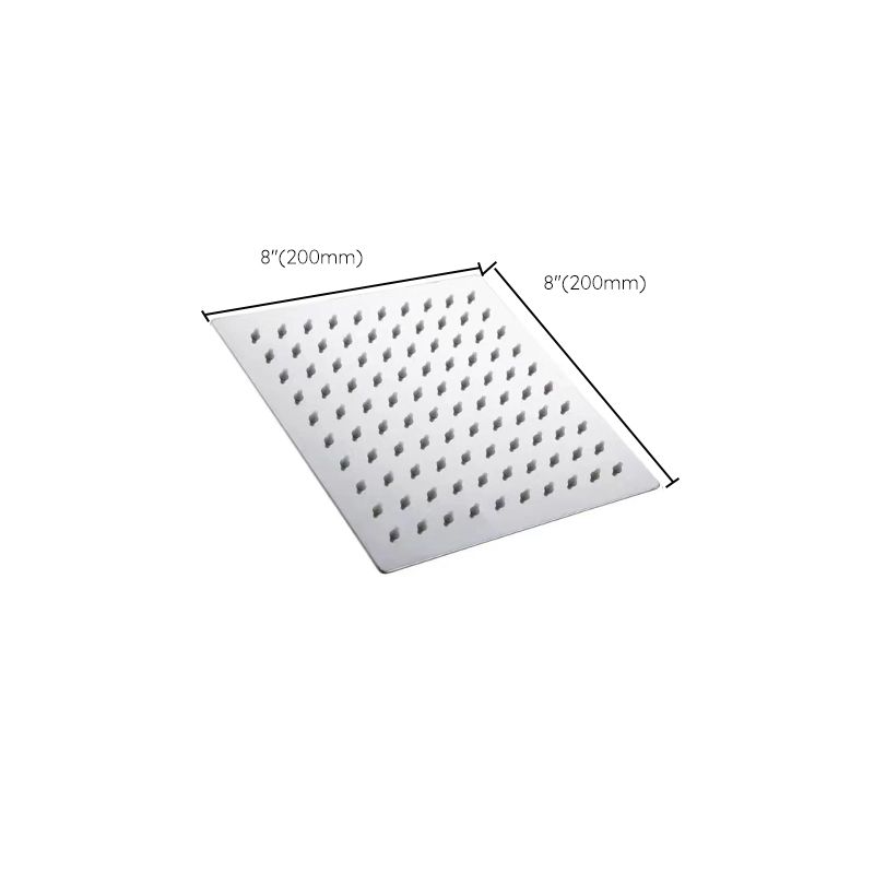 Lisslune | Stainless Steel Showerhead Combo Modern Fixed Showerhead for the Bathroom
