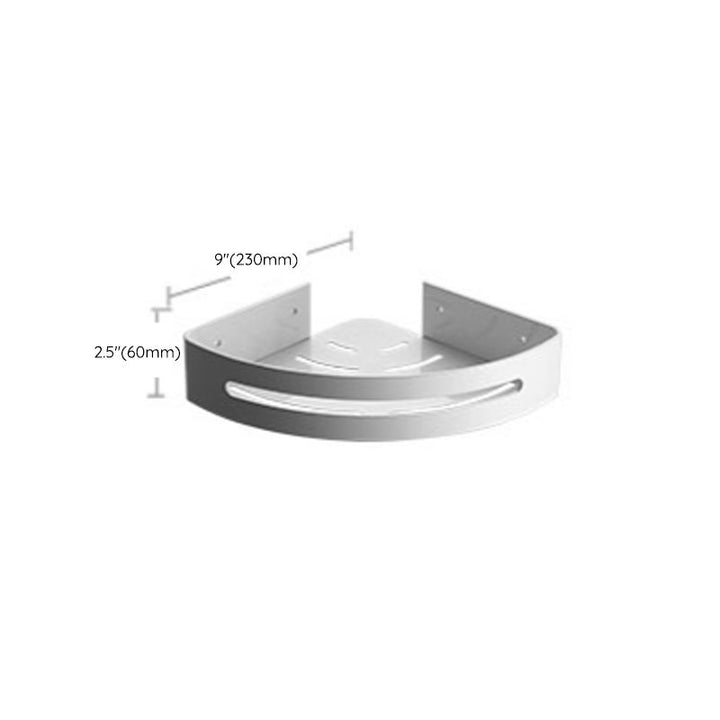 Lisslune | Aluminum Bathroom Accessories Set Modern White Bathroom Accessories Set