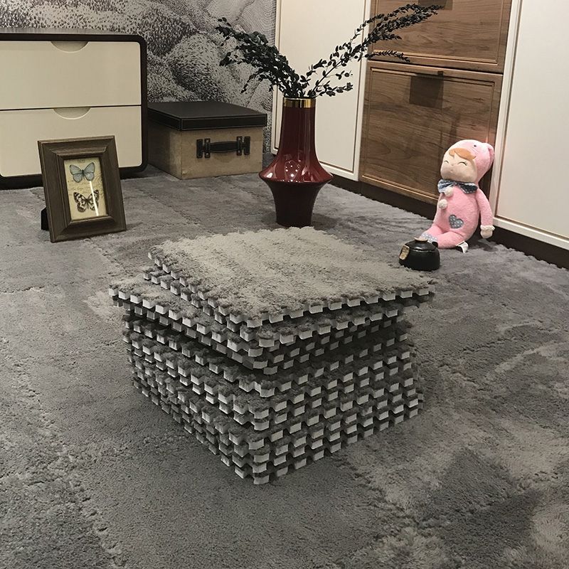 Lisslune | Color-Fading-Resistant Carpet Tile Solid Interlocking Carpet Tile