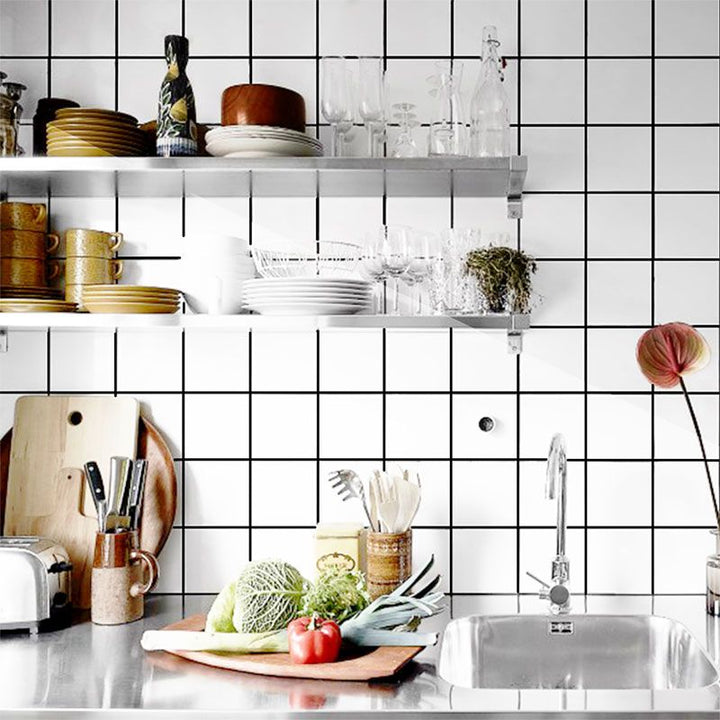Lisslune | Modern Peel-and-Stick Tiles Single Tile Peel-and-Stick Backing