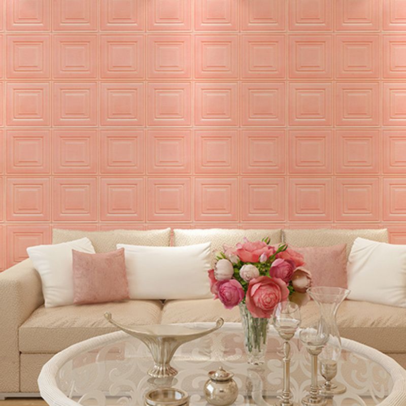Lisslune | Contemporary Wall Shelves 3D Brick Bathroom Wall Panels Set of 2