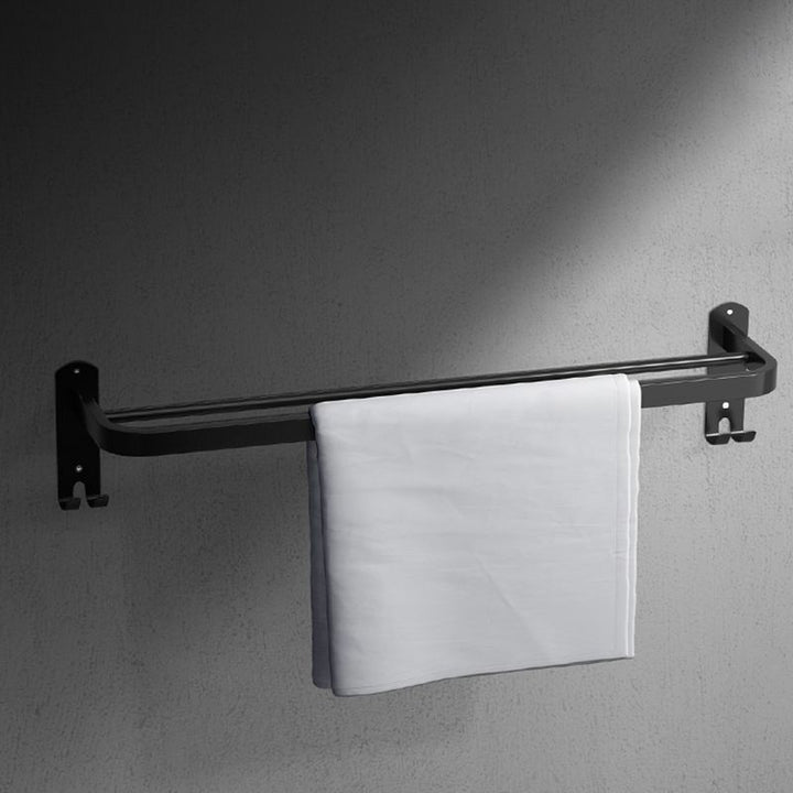 Lisslune | Black modern bathroom accessory set stainless steel bathroom fittings