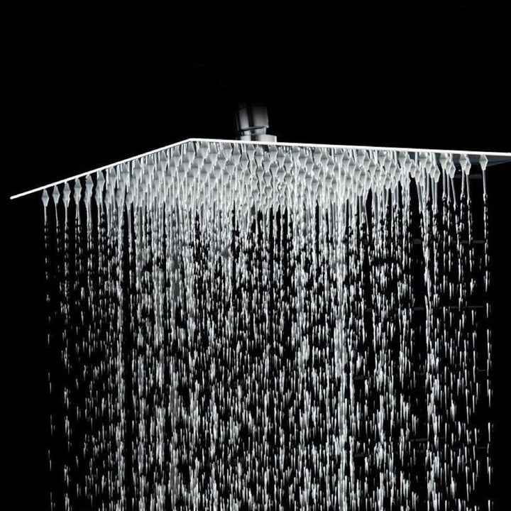 Lisslune | Stainless Steel Showerhead Combo Modern Fixed Showerhead for the Bathroom