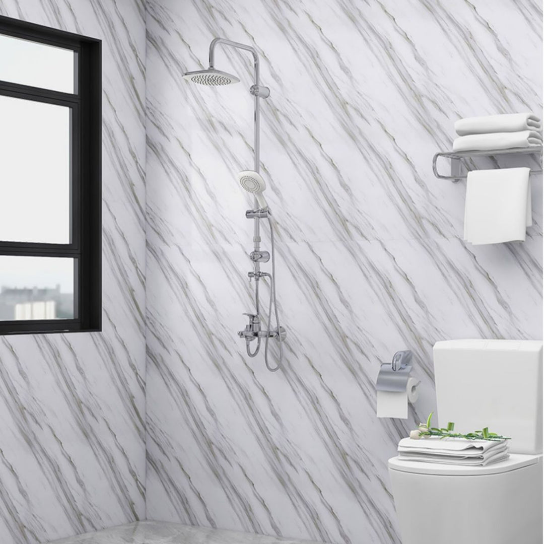 Lisslune | 23" X 196" PVC Peel and Stick Wallpaper Kitchen and Bathroom Waterproof Wallpaper