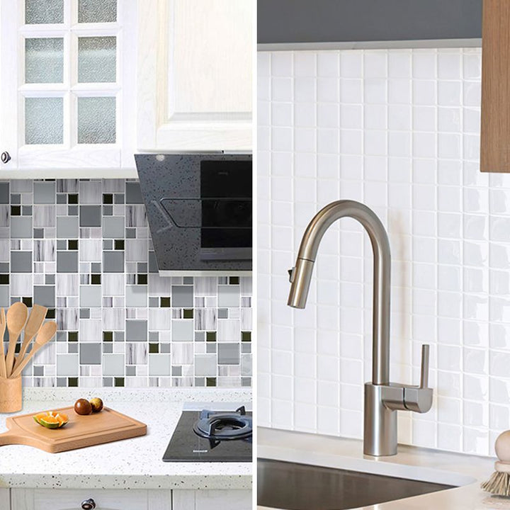 Lisslune | Modern Wallpaper Field Tile/Single Tile Peel and Stick Back Splash Kitchen