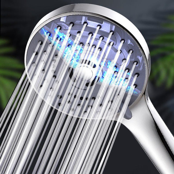 Lisslune | Modern Plastic Shower Head Round Handheld Shower Head with Adjustable Water Flow
