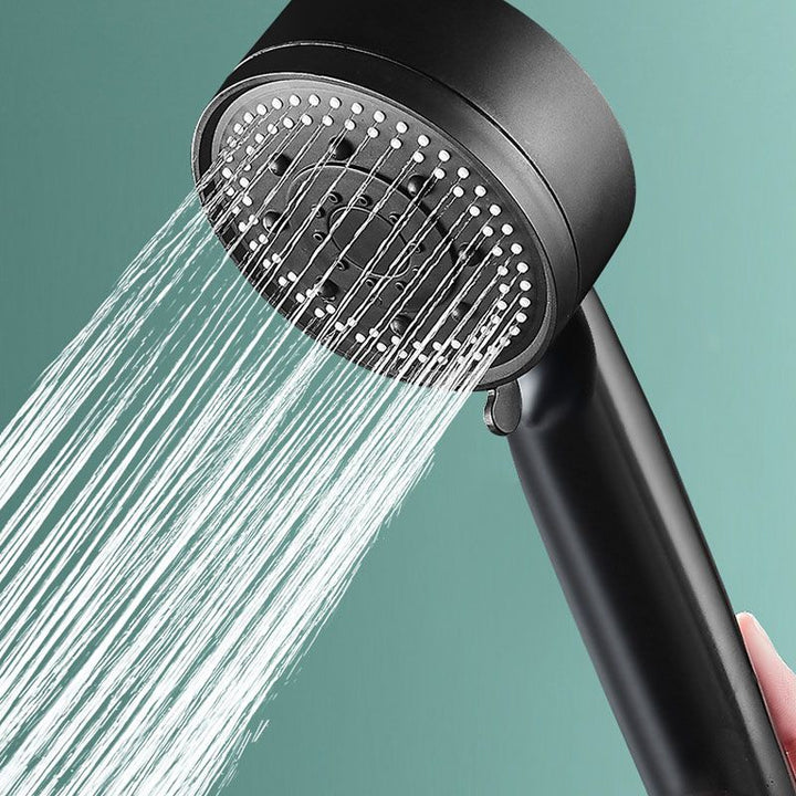 Lisslune | Standard Plastic Shower Head Self-Cleaning Round Handheld Shower Heads