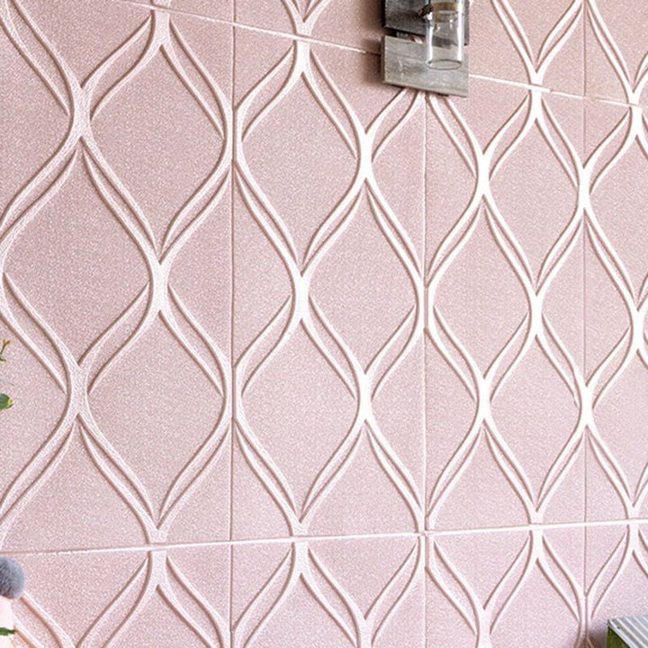 Lisslune | Contemporary waterproof wall planks striped brick bedroom wall panels