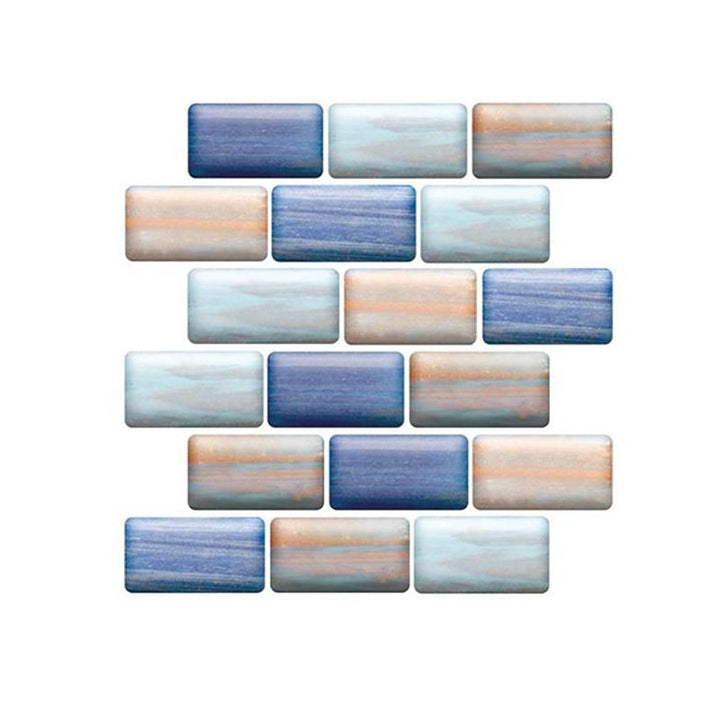 Lisslune | Modern Matte Peel and Stick Tile Rectangular PVC Subway Tile for Bathroom