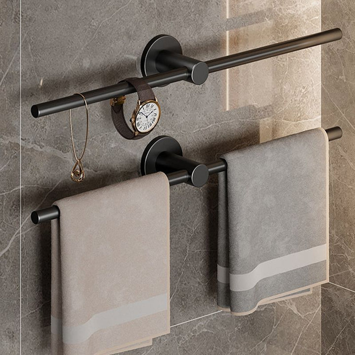 Lisslune | 2-piece modern bathroom accessory set towel bar made of stainless steel