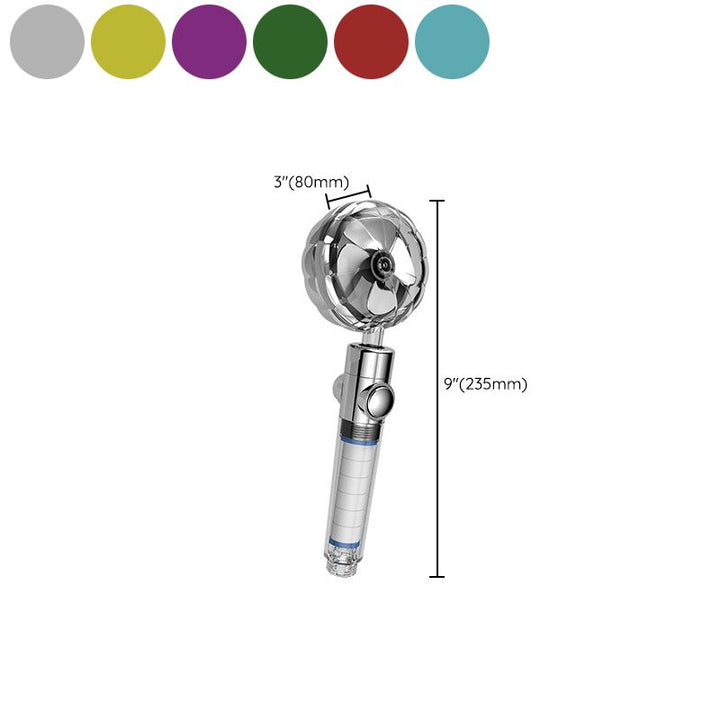Lisslune | Contemporary Hand Shower Round Plastic Hand Shower with Adjustable Spray Pattern