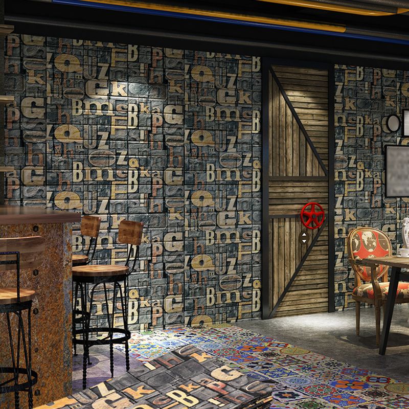 Lisslune | Industrial Wall Panel 3D Brick Wall Panels Waterproof Stickers Wall Tiles Set of 10