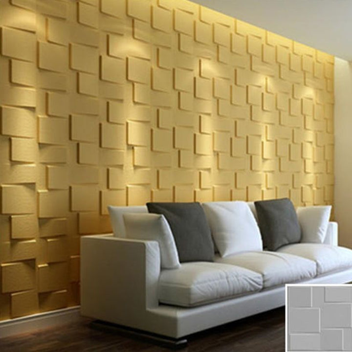 Lisslune | Modern square wall covering Peel and Stick geometric pattern wall covering