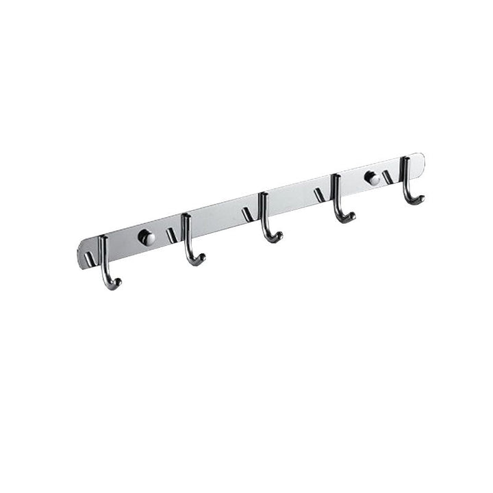 Lisslune | Chrome Modern Bathroom Hardware Set Stainless Steel Towel Hook/Towel Bar & Bath Shelf