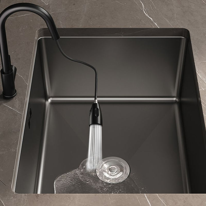 Lisslune | Contemporary Sink Set Stainless Steel Friction Resistant Sink Set for the Kitchen