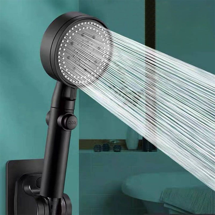 Lisslune | Contemporary Shower Head Handheld Shower Wall Mounted Round Plastic Shower Head Combo