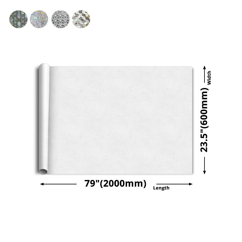 Lisslune | Modern Peel and Stick Back Wall PVC Mosaic Tile Wallpaper for Shower
