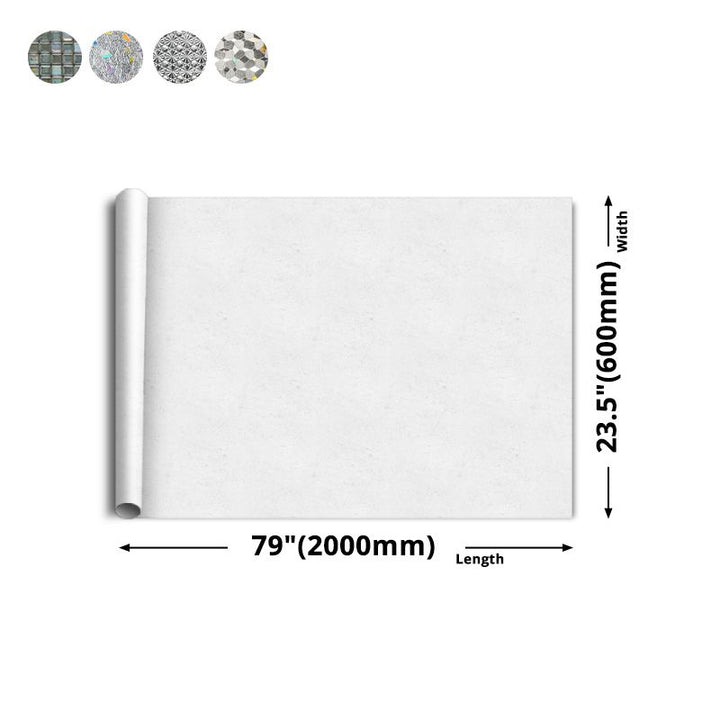 Lisslune | Modern Peel and Stick Back Wall PVC Mosaic Tile Wallpaper for Shower