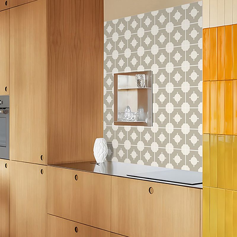 Lisslune | Square Indoor Print Vinyl Flooring Peel and Stick Waterproof Vinyl Flooring
