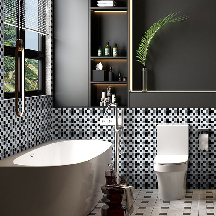 Lisslune | Mosaic tile for stripping and gluing tile mirror kitchen removable wall tile