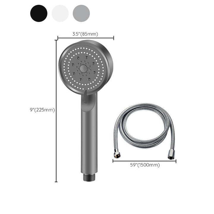 Lisslune | Contemporary shower head combination hand shower plastic wall-mounted round shower combination
